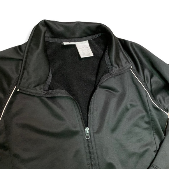 ZIPPERED ATHLETIC RUNNING WORKOUT JACKET POCKETS - Picture 3 of 5